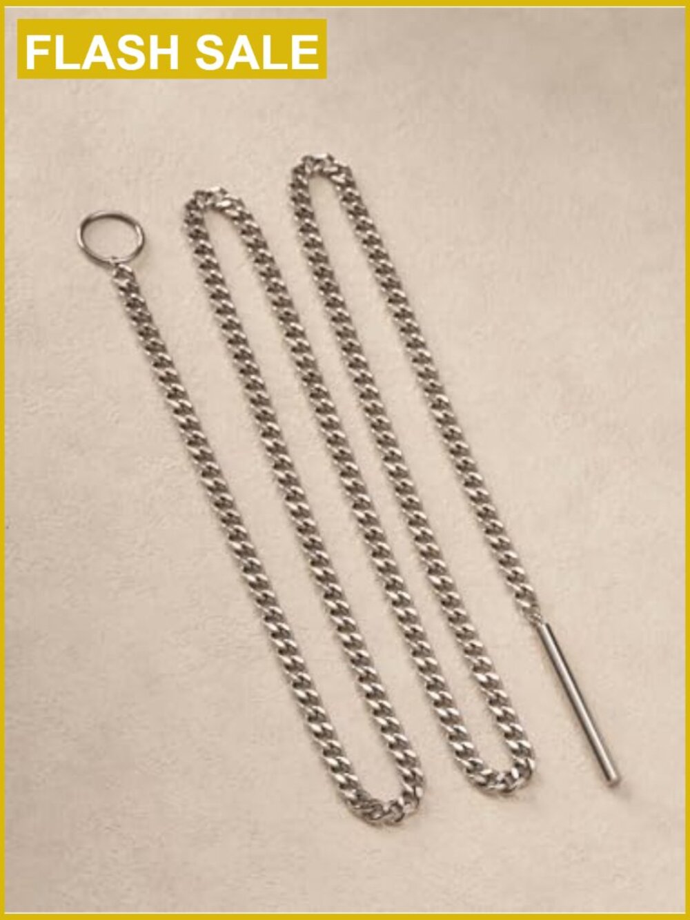 Chunky Lariat Y Necklace Gothic Punk Emo Grunge Statement Jewelry - Picture 5 of 7